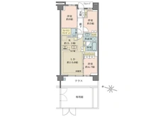 【東京都/国分寺市東恋ヶ窪】ジオ国分寺 間取り図