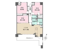 【兵庫県/神戸市灘区赤松町】ファミールグラン六甲赤松町 間取り図
