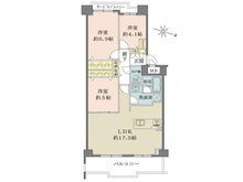 【兵庫県/神戸市東灘区向洋町中】RICイーストコート4番街4番館 間取り図