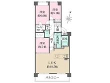 【兵庫県/神戸市東灘区森北町】ステイツ岡本・甲南山手 間取り図