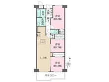 【兵庫県/神戸市東灘区深江南町】カネボウ芦屋アーバンプラザ 間取り図
