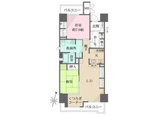 【兵庫県/神戸市東灘区向洋町中】RICイーストコート11番街 3番館 間取り図