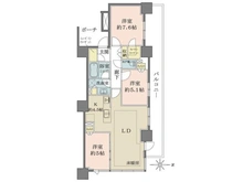 【東京都/葛飾区新宿】シティタワー金町 間取り図