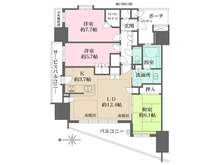 【東京都/葛飾区東金町】プラウドシティ金町アベニュー 間取り図