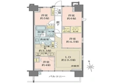 【東京都/江戸川区南葛西】ガーラ・レジデンス葛西パークブライト 間取り図