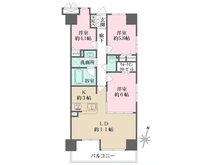 【東京都/江戸川区春江町】アルファグランデ一之江 間取り図