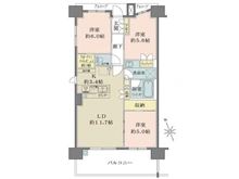 【東京都/江戸川区一之江】ザ・パークハウス一之江 間取り図
