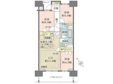 【東京都/江戸川区船堀】ザ・パークハウス船堀 間取り図