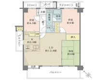 【埼玉県/さいたま市桜区西堀】ヒューマンスクエア中浦和ガーデンヒルズ 間取り図