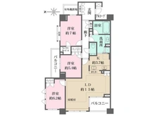【東京都/世田谷区代田】代田パークハウス 間取り図