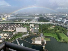 【東京都/江東区東雲】Wコンフォートタワーズ　EAST バルコニーからの写真