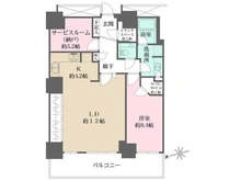 【東京都/江東区東雲】Wコンフォートタワーズ　EAST 間取り図