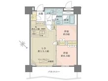 【東京都/江東区豊洲】ブランズタワー豊洲 間取り図