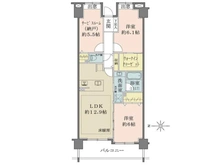 【東京都/江東区東雲】クレストフォルム東京グランイースト 間取り図