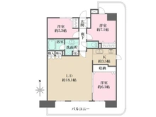 【神奈川県/川崎市幸区塚越】フェアロージュ・ガーデンズ川崎 間取り図