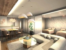 【神奈川県/川崎市川崎区日進町】第2セントラルコーポ イメージパースは、設計図面を基に描いたものに家具・調度品等を合成したもので、実際のものと異なります。