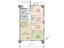 【神奈川県/横浜市鶴見区岸谷】ザ・パークハウス横浜岸谷 間取り図
