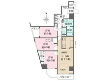 【神奈川県/川崎市幸区幸町】グレイスガーデン多摩川 間取り図
