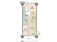 【神奈川県/川崎市川崎区江川】プライム川崎小島新田 間取り図