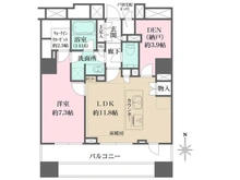 【東京都/大田区大森北】ザ・パークハウス大森タワー 間取り図