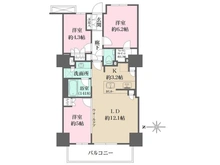 【東京都/品川区東品川】プライムパークス品川シーサイドザ・タワー 間取り図