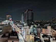 【東京都/品川区東大井】ザ・パークハウス大井町ウエストコート バルコニーからの眺望(夜間)