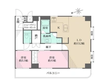 【東京都/大田区大森北】ライオンズマンション大森北 間取り図