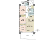 【東京都/品川区東品川】ザ・パークハウス東品川 間取り図