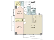 【東京都/品川区南品川】ラビ・ゼームス坂 間取り図