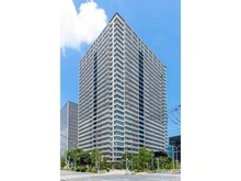 【東京都/品川区東品川】プライムパークス品川シーサイドザ・タワー 外観：三菱地所レジデンス他分譲。2019年1月築・総戸数817戸、地上29階建の免震構造タワーマンション。