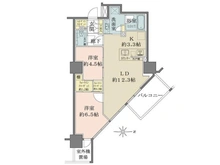 【東京都/品川区東品川】プライムパークス品川シーサイドザ・タワー 間取り図