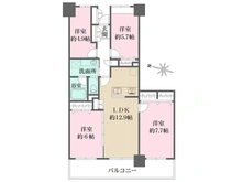 【東京都/大田区大森本町】大森海岸パークハウスW棟 間取り図