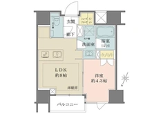【東京都/品川区東大井】ピアース大井仙台坂 間取り図