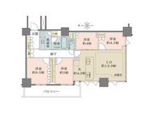 【東京都/品川区東品川】プライムパークス品川シーサイドザ・タワー 間取り図