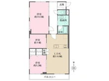 【東京都/中野区松が丘】パシフィック松が丘 間取り図