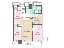 【東京都/中央区晴海】ザ・パークハウス晴海タワーズティアロレジデンス 間取り図