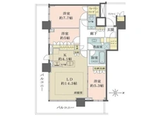 【東京都/中央区晴海】ザ・パークハウス晴海タワーズティアロレジデンス 間取り図