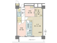 【東京都/中央区晴海】ザ・パークハウス晴海タワーズクロノレジデンス 間取り図
