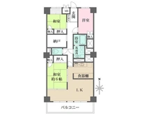 【東京都/渋谷区広尾】広尾マンション 間取り図