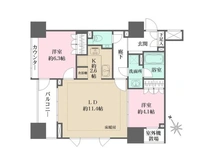 【東京都/新宿区岩戸町】サンクタス神楽坂 間取り図