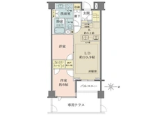 【東京都/新宿区筑土八幡町】ブランズ神楽坂 間取り図