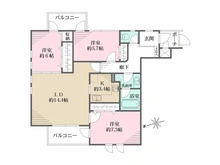 【大阪府/池田市城南】パレ・シェール池田城南 間取り図