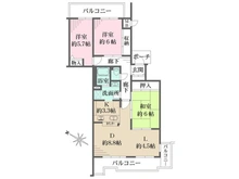 【大阪府/池田市五月丘】セントラル池田五月丘 間取り図