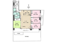 【大阪府/豊中市柴原町】コスモ豊中グランヒル 間取り図