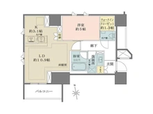 【東京都/台東区東上野】ザ・パークハウス上野 間取り図