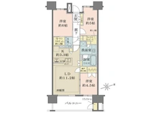 【東京都/台東区北上野】ザ・パークハウス上野プレイス 間取り図