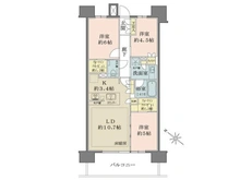 【埼玉県/さいたま市大宮区吉敷町】ザ・パークハウス大宮吉敷町翠邸 間取り図
