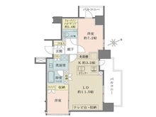 【東京都/文京区本駒込】ザ・パークハウス文京本駒込 間取り図