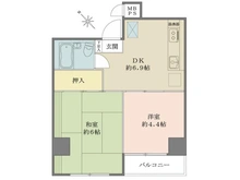 【東京都/北区田端新町】ニューファミール田端 間取り図