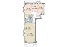 【東京都/大田区東雪谷】東急ドエルアルス石川台II 間取り図